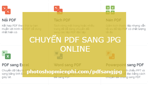 Chuyển pdf sang jpg trực tuyến