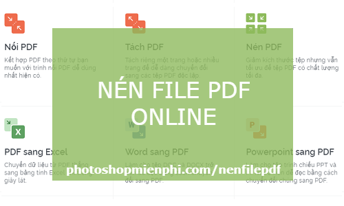 Nén file PDF online