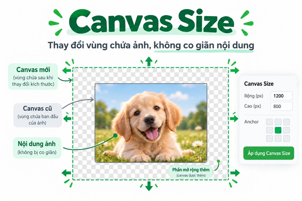 Các cách thay đổi kích thước ảnh trong Photoshop online