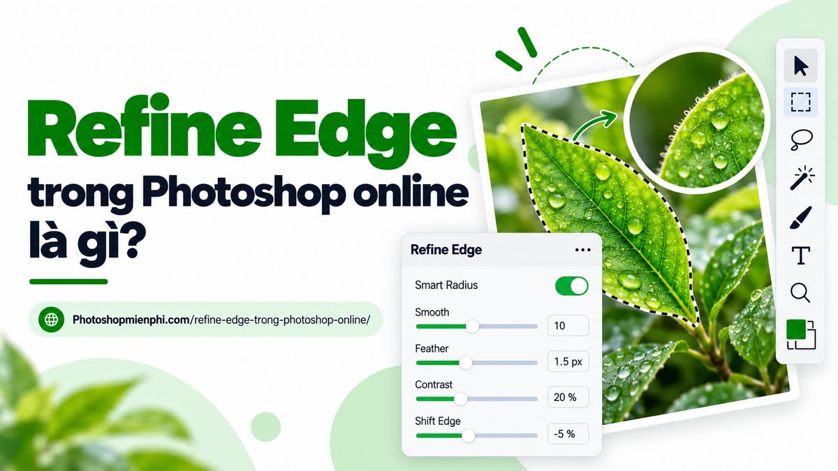 Refine Edge trong Photoshop online là gì?