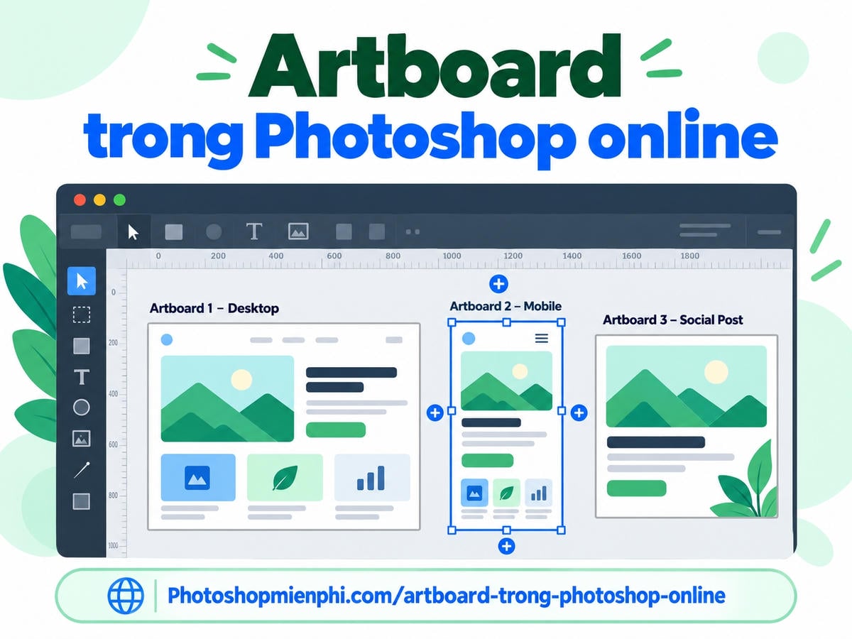 Artboard trong Photoshop online là gì?